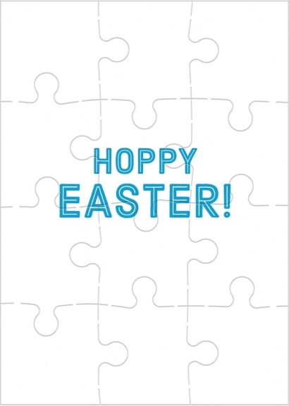 Puzzle Mudpuppy cu felicitare de Paște