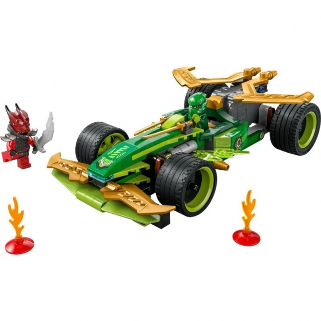 Lego Ninjago mașina de curse a lui Lloyd cu tracțiune pull-back