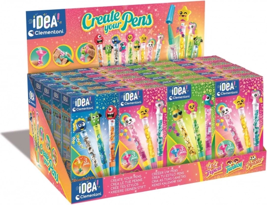 Mini fabrică de pixuri CLEMENTONI