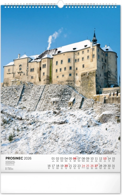 Calendar de perete Cetăți și castele 2026
