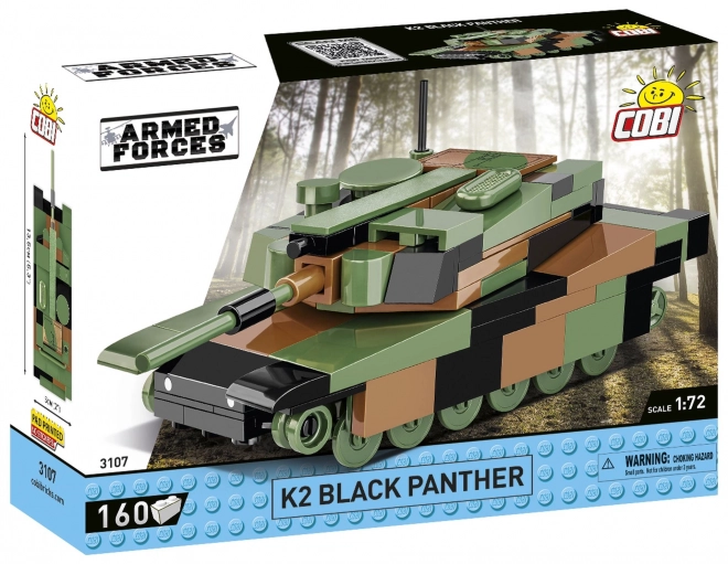 Model Black Panther de K2 din cărămizi COBI