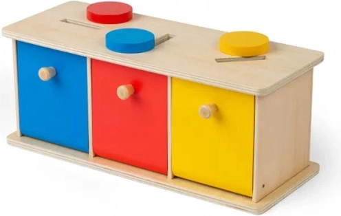 Bigjigs Toys cutie de sortare după culori