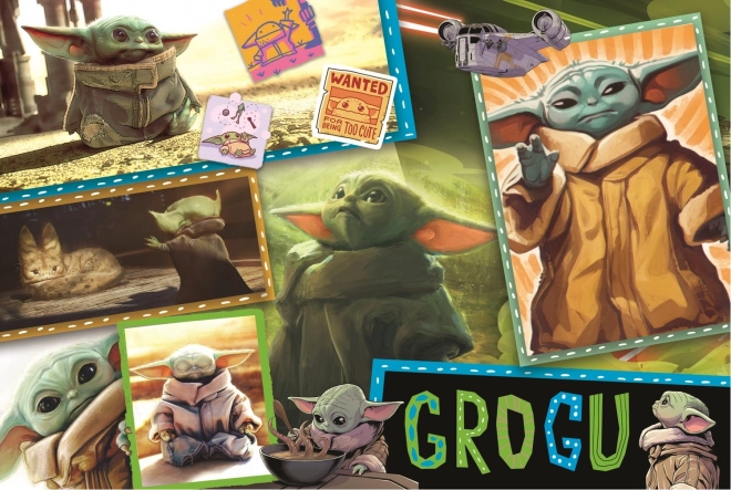 Puzzle cu Mandalorian: Grogu 160 piese