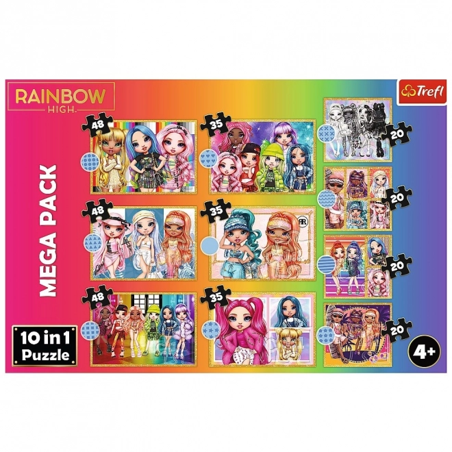 Puzzle modă 10 în 1 pentru copii - Trefl