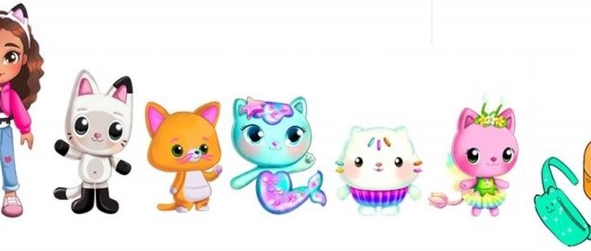 Căsuța fermecată a lui Gábina - set multiplu de figurine