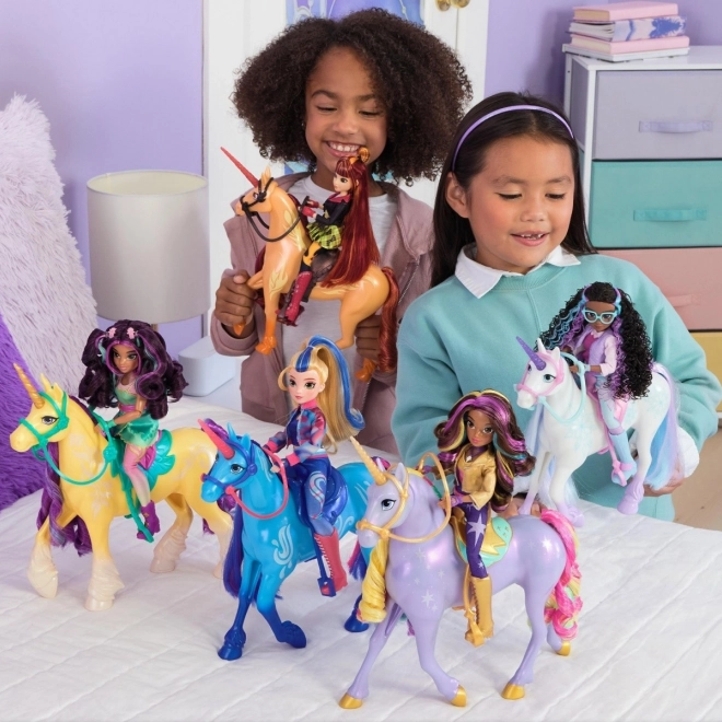 Figurină Unicorn Academia Unicornilor Mix Fulgușor, Flăcărică
