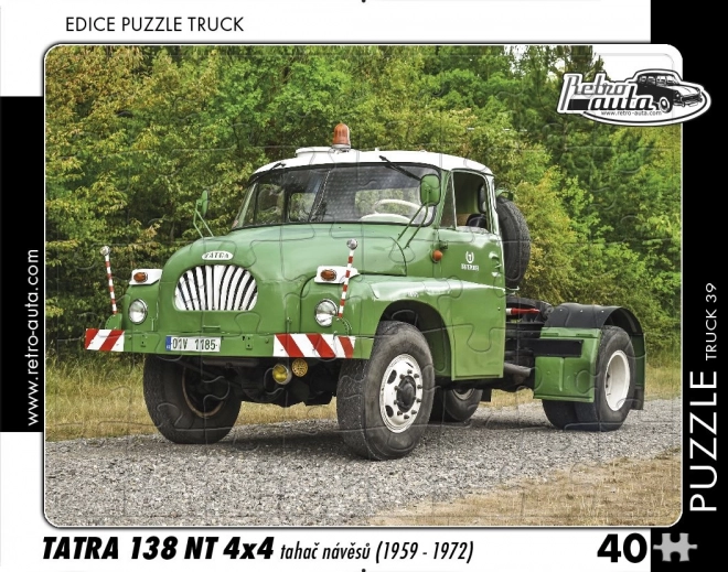 Puzzle Retro Camion Tatra 138 NT 4x4 Tahač