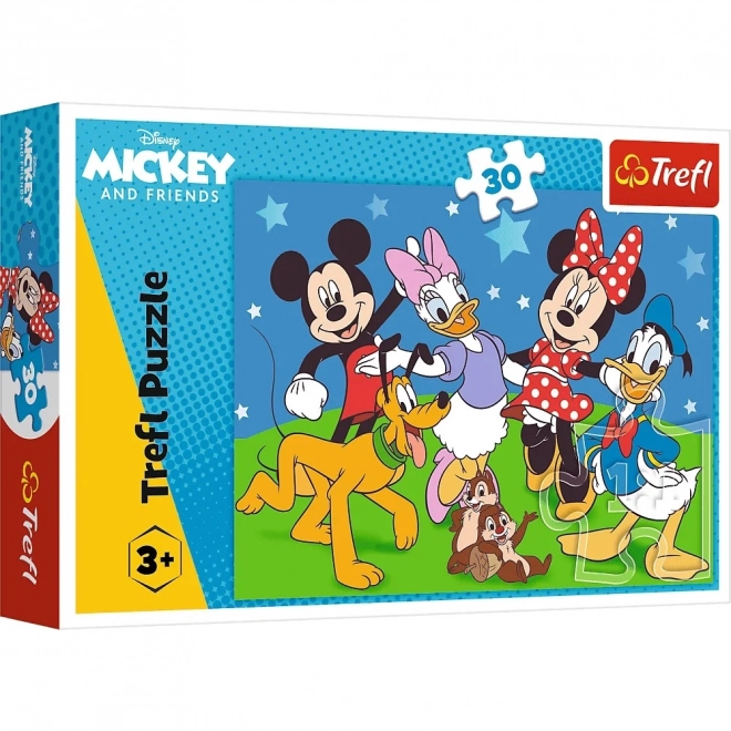 Puzzle 30 piese Aventurile lui Mickey Mouse