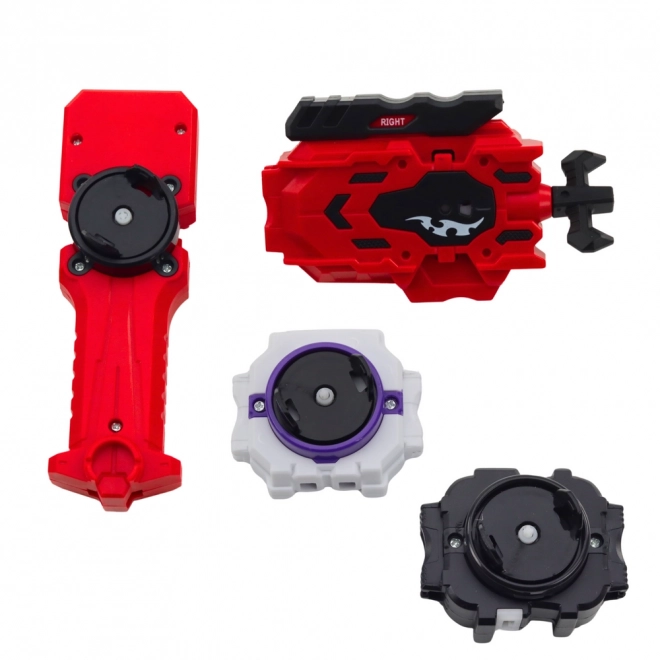 Set discuri rotative spinnere ThunderGyro cu lansatoare