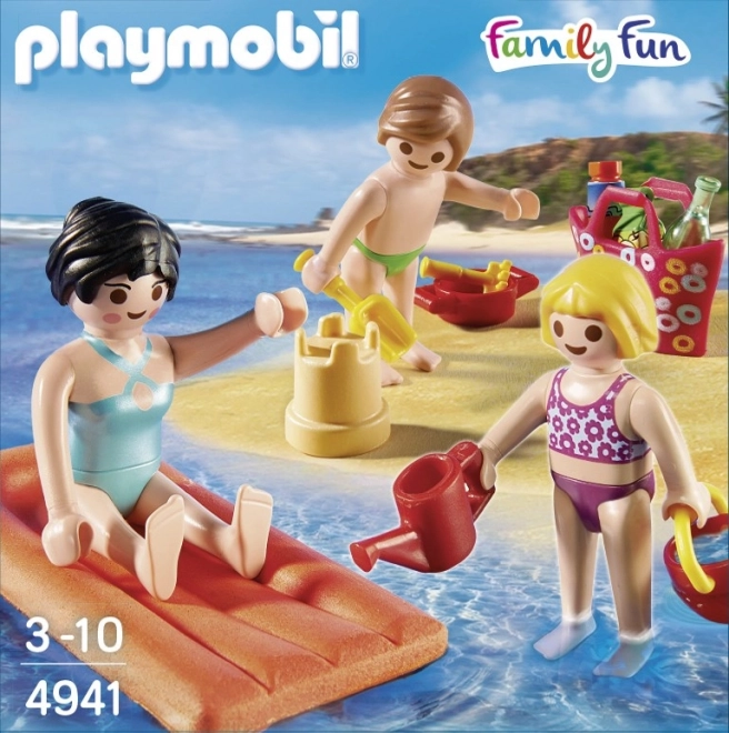 Figurină Vară Distractivă PLAYMOBIL Distracție pe plajă - Pușculiță