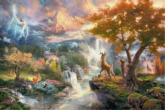 Puzzle Bambi Primul An cu 1000 Piese