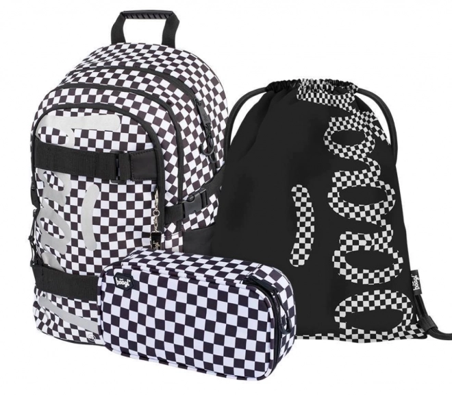 Set Baagl pentru școală Skate Ska: rucsac, penar, săculeț