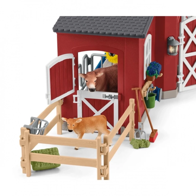 Set figurine marele hambar cu animale și accesorii Farm World