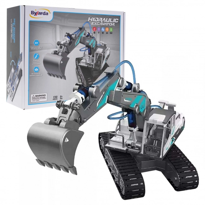 Excavator hidraulic de asamblat pentru copii 8+