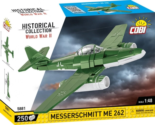 Avion de război Messerschmitt Me 262 II WW, scară 1:48, 250 piese