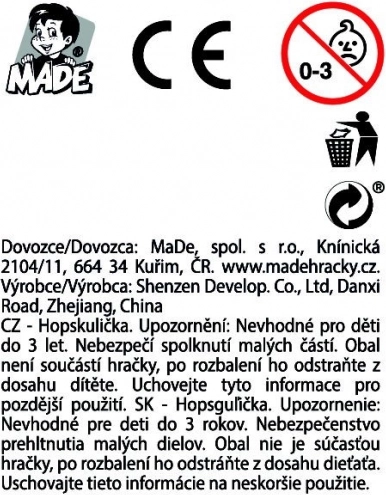 Minge săltăreață Hop cu buline