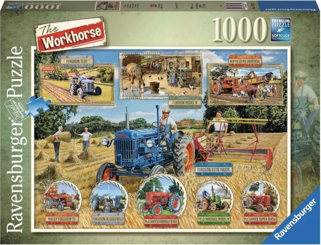 Puzzle Ravensburger lucrul la câmp 1000 piese