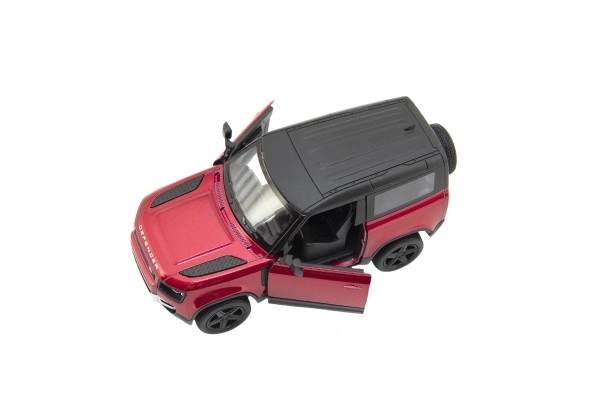 Mașinuță Land Rover Defender 90 din metal și plastic