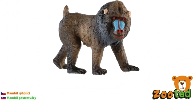 Mandril – figurină din plastic 7 cm