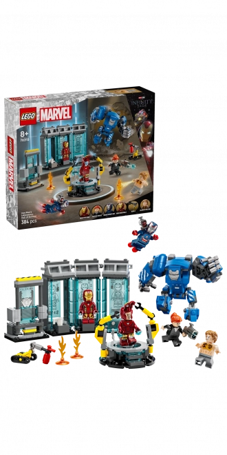 LEGO Marvel Iron Man și laboratorul său