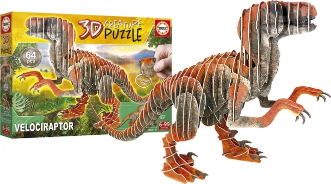 Puzzle 3D Velociraptor