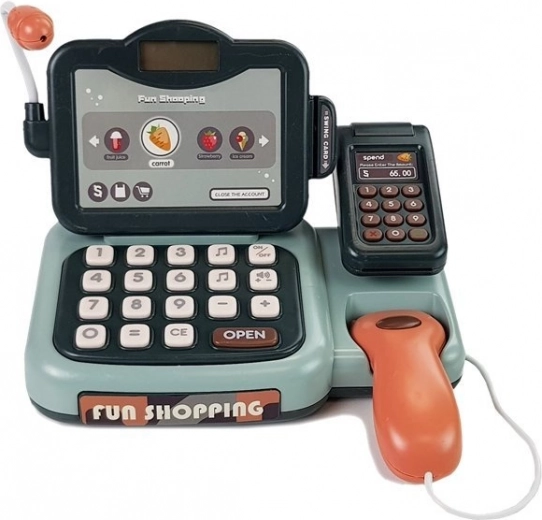 Joc de magazin autentic cu scanner și terminal