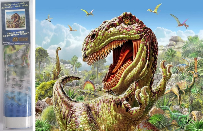 Pictura cu diamante T-Rex