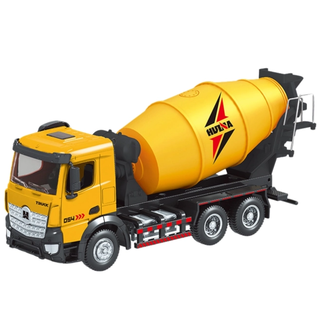 Vehicul de construcție betonieră Huina galben