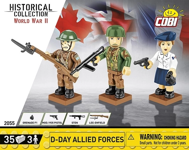 Forțele Aliate din Ziua Z - set de figurine COBI