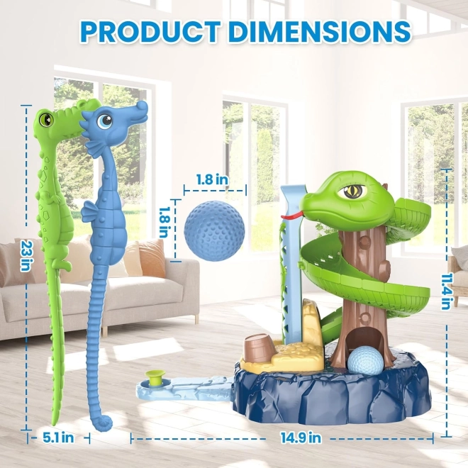 Mini golf pentru copii Snake Golf Woopie