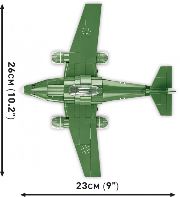 Avion de război Messerschmitt Me 262 II WW, scară 1:48, 250 piese