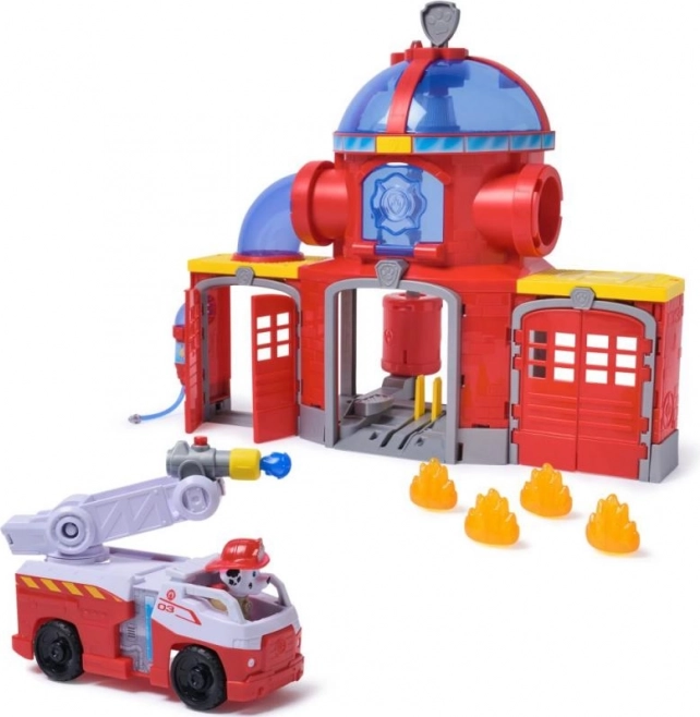 Patrula Cățelușilor pompieri – stație de pompieri interactivă Fire Rescue