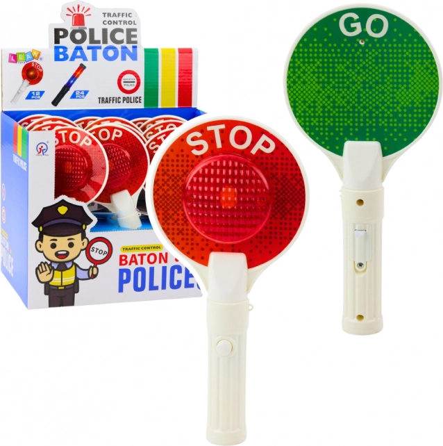 Discul de semnalizare STOP/GO pentru copii cu lumină