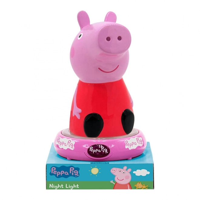 Lampa de noapte cu figurina Peppa Pig