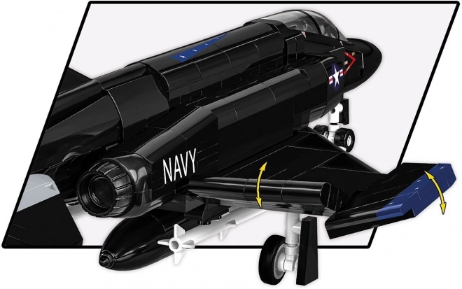 Model de construcție f-4s Phantom II din 608 piese