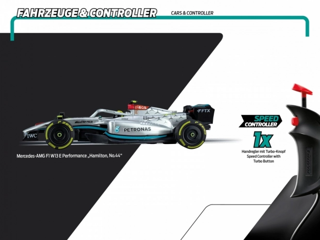 Carrera Go!!! set de curse Formula 1 Mercedes Hamilton