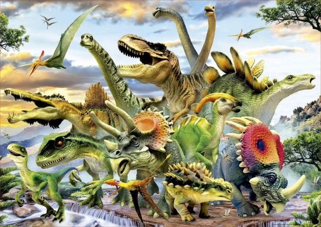 Puzzle Educa Dinozauri 500 piese