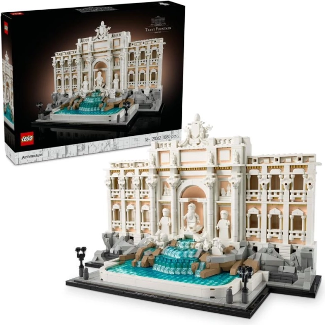 lego architecture fântâna di trevi set de construcție pentru adulți