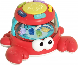 Tobogan colorat Crab cu efecte