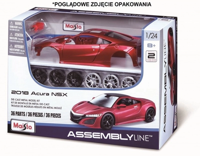 Model de asamblat Audi R8 V10 Plus 1:24