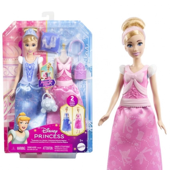 Păpușă și costumație de poveste Disney Prințese - Cenușăreasa