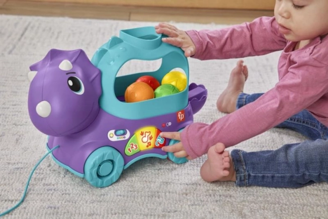 Dino interactiv cu mingi săltărețe Fisher-Price