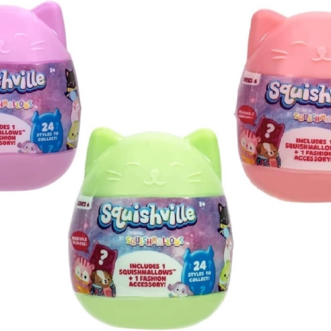 Squishville mini din pluș în capsulă