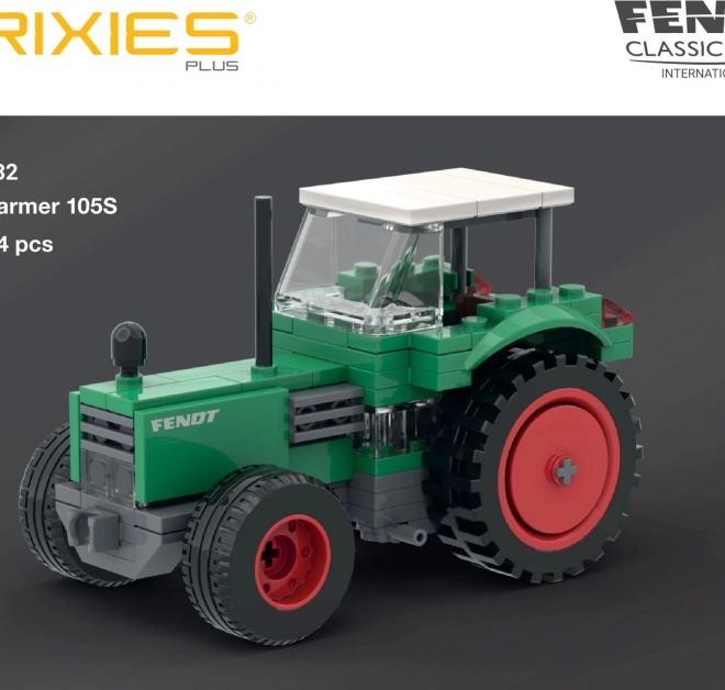 Set de construcție BRIXIES Plus Tractor Istoric Fendt Farmer 105S