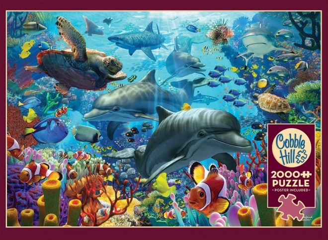 puzzle oceanul de corali 2000 piese