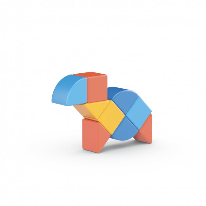 Setul Geomag Magicube cu 9 forme