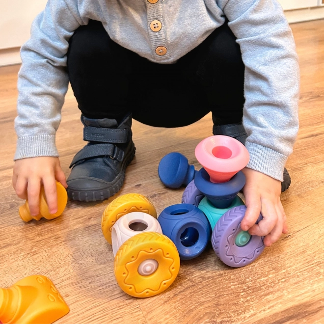 Set De Cuburi Sensory WOOPIE Pentru Bebeluși