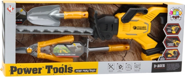 Set de grădinărit pentru copii cu foarfecă electrică