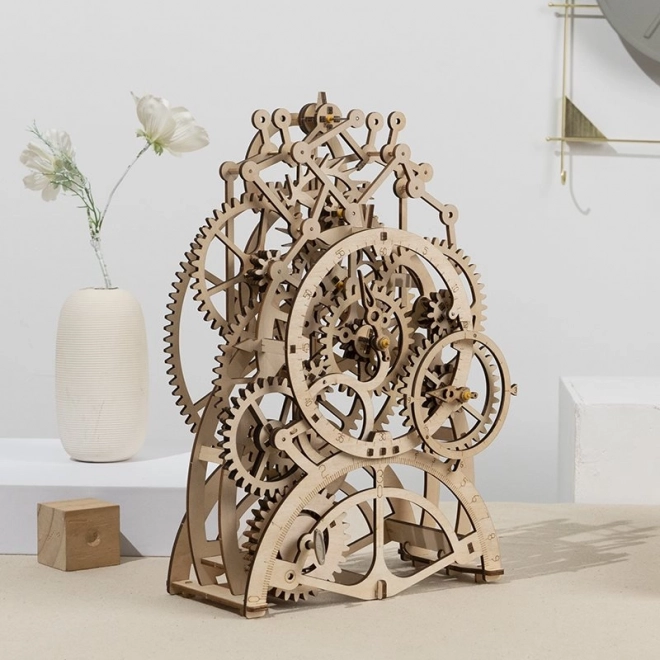 Puzzle din lemn 3D cu pendul ROBOTIME