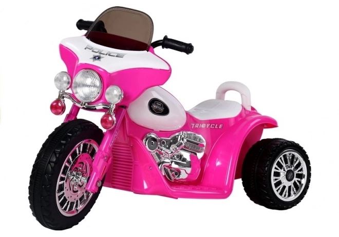 Motocicletă pentru copii pe baterie roz închis